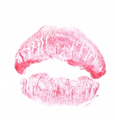 嘴唇素材美丽性感口红嘴唇唇印嘴纹素材