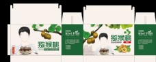 猕猴桃包装盒平面图