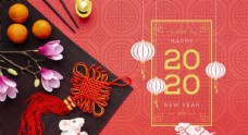 中国新年2020新年中国结春节鼠年