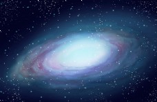 现代宇宙银河星云流动矢量背景