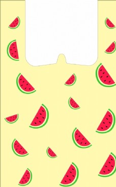 包装设计西瓜水果袋广告袋