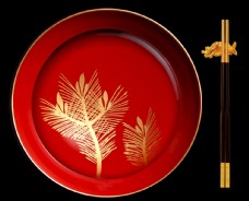 摆盘盘子筷子