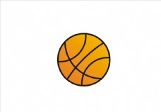 果篮篮球矢量效果图图标