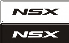 讴歌NSX车铭牌