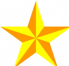 黄色五角星