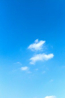 蓝天白云竖图手机壁纸设计素材