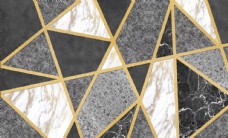 欧式景墙几何图形抽象菱形背景图案地毯