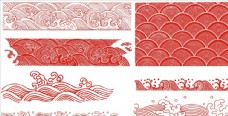 传统底纹矢量中国传统文化祥云底纹