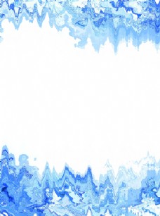 冰山蓝色冰爽冰块冰锥雪山洞穴简约背