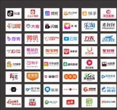 淘宝广告网络直播平台logo标志