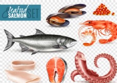 健康饮食海产品贝壳类海鲜
