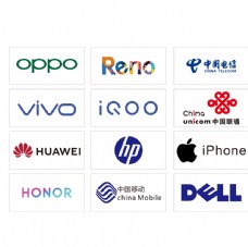 tag中国移动电信企业LOGO手机品牌标志