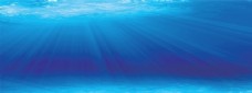 景观设计蓝色大海海底梦幻背景素材