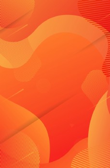 橙红色背景