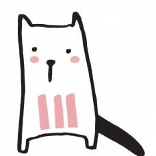 猫咪主题插画图案