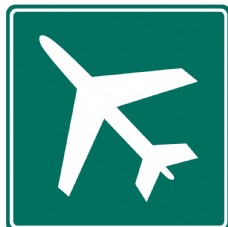 飞机场飞机机场图标