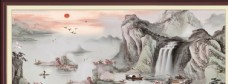 水墨中国风国画山水画