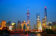 上海风景上海摩天大楼4K风景壁纸