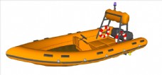 救生快艇模型
