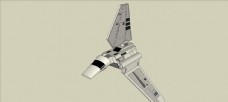 三角太空小飞船模型