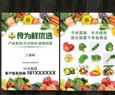 蔬菜水果水果蔬菜宣传单