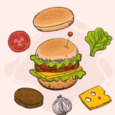 卡通菠萝矢量厨房蔬菜食物素材