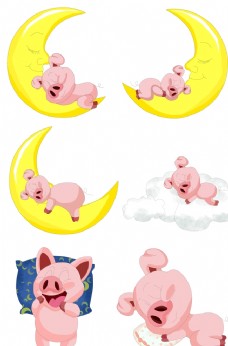 世界睡眠日卡通手绘小动物可爱风