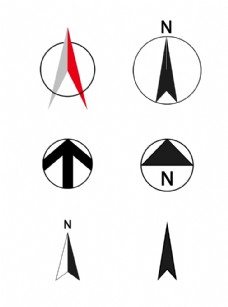 网页设计矢量指南针高德北斗导航位置坐标