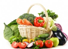 图片素材蔬菜篮子