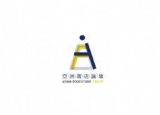 亚洲书店论坛标志标识logo