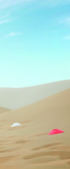 沙漠蓝天背景