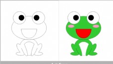 青蛙简笔画