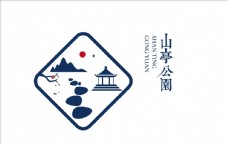 中国风设计上水公园logo