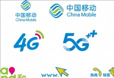 4G移动网络图标