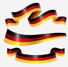 风情德国国旗贴纸