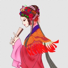戏曲人物古风女性中国风国粹素材