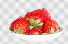 食材海鲜草莓食材水果新鲜饮品海报素材