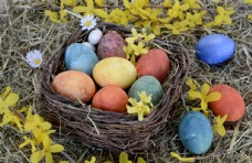 礼品彩蛋复活节祝福