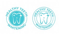 几何牙齿logo