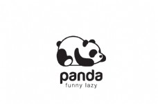 标志设计熊猫标志图标设计