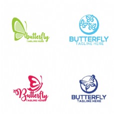 企业类蝴蝶logo