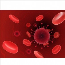 新冠肺炎病毒红细胞
