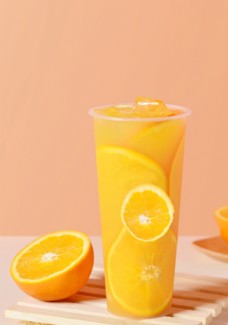 橙汁海报橙汁橙子