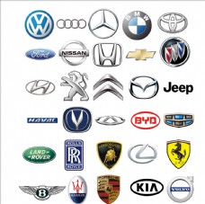 矢量汽车图标汽车标志汽车品牌
