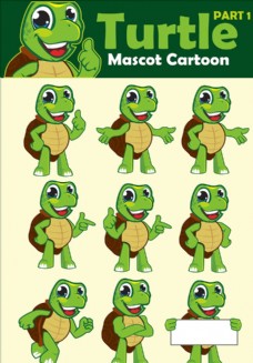 其他生物卡通乌龟