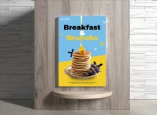 早餐海报