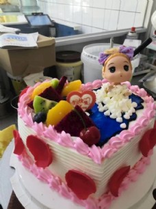 蛋糕 粉色蛋糕 可爱蛋糕 儿童