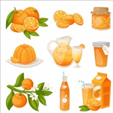 促销广告橙子橙汁