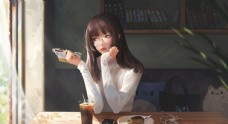 精美厚涂人物原画壁纸