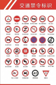 交通标识禁令标识
